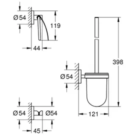 Grohe Badaccessoire-Set Weiß