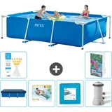 Rechteckiger Frame Pool - 300x200x75 Cm - 7-teilig  S129
