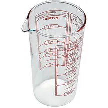 Pyrex Messbecher & Rührschüssel hohe Form 0,5 L