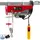 Arebos Seilwinde Leder 12 m rot