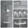 dylin gmbh JOHO Regendusche Duschsystem ohne Armatur, Rain Shower Duschset Überkopfbrauseset aus Edelstahl mit Ablage Chrom(Kopfbrause D20 Rund) - Silber