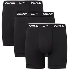 Nike Everyday Cotton Strech Trunk Boxer Short Schwarz / Weiß XL 3er Pack