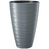 Prosperplast Hoher Maceter mit Ablagerung 43L Labyrinth aus Kunststoff