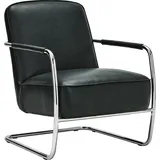 House Doctor Lounge-Sessel Comma Kunstleder 67 x 82 x 77 cm Dunkelgrün