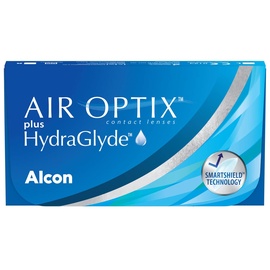 Alcon Air Optix plus HydraGlyde Monatslinsen weich, 6 Stück, BC 8.6 mm, DIA 14.2 mm, -5.5 Dioptrien
