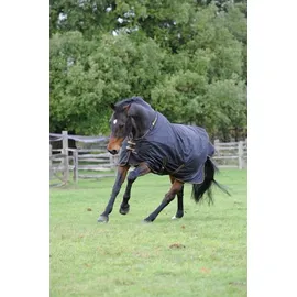 Kerbl Irish Turnout Pferdedecke Extra 300g 115 cm Schwarz/Gold