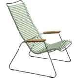 HOUE CLICK Relaxsessel Lounge Chair Bambusarmlehnen Stahlgestell