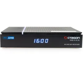 Octagon SX98 V2 4K WL UHD S2+IP 1x DVB-S2 Sat Receiver, 5G Wi-Fi, 1GB RAM, 8GB Flash