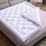CELESTA Matratzen Topper 100x200 cm für Boxspringbett - 5cm weiche Matratzenauflage mit Druckentlastung, atmungsaktiver Mattress Topper für erholsamen Schlaf