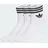 adidas 3 Paar 3-Stripes Ankle Socken Weiß 37-39