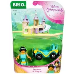 BRIO 63335900 BRIO Disney Princess Jasmin mit Waggon