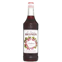 Monin Cranberry Sirup 1000ml für Cocktails, Speisen und Getränke