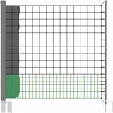 sweeek Hühnerzaun-Set 50 m Grün/Schwarz