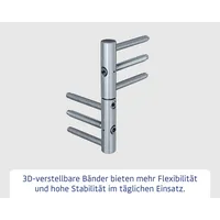 EcoStar Haustür ISOPRO Secur IPS 010 RC2 weißaluminium 110 x 210 cm