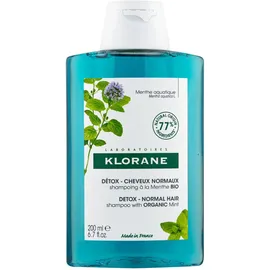 Klorane Klorane, Shampoo, mit BIO-Wasserminze (200 ml, Flüssiges Shampoo)