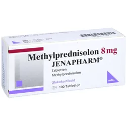 METHYLPREDNISOLON 8 mg Jenapharm Tabletten 100 St