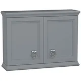 Vitra Valarte Oberschrank Breite 75 x 19,5 x 55 cm, 2 Türen grau matt