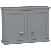 Vitra Valarte Oberschrank Breite 75 x 19,5 x 55 cm, 2 Türen grau matt