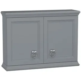 Vitra Valarte Oberschrank Breite 75 x 19,5 x 55 cm, 2 Türen grau matt