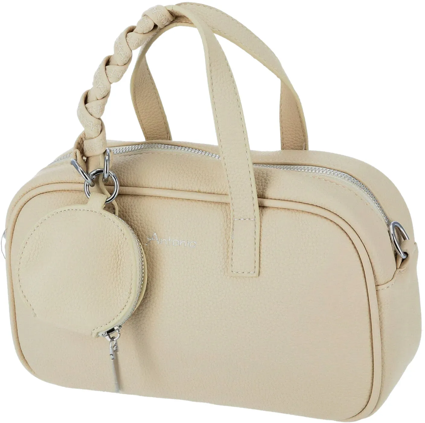 Antonio Handtasche Mit Münzbeutel - beige