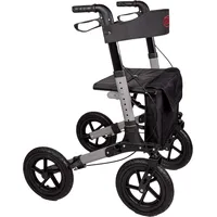 Antar Reise Rollator mit Luftbereifung grau/silber