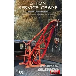 Service Kran als Bausatz Modell von MiniArt 1:35