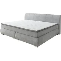 Deinbett Familien-Boxspringbett ¦ grau ¦ Maße (cm): B: 248