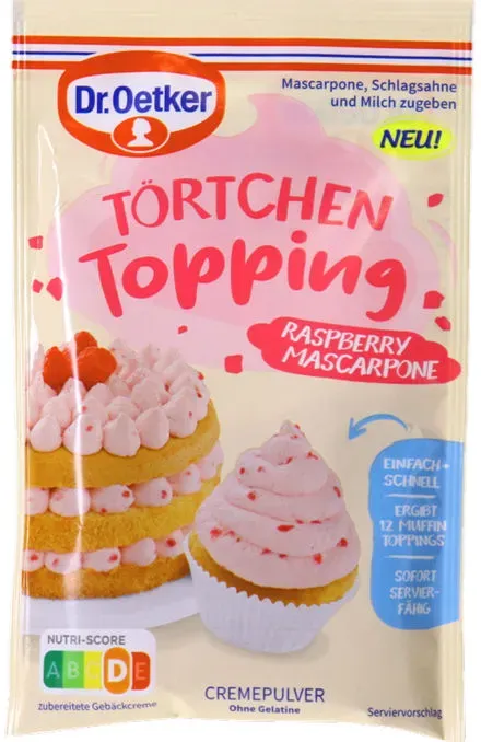 Dr. Oetker Törtchen Topping Raspberry Mascarpone