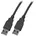 USB-A auf USB-A 5 m Schwarz