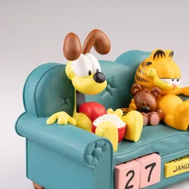 Grupo Erik Garfield 3D Ewiger Kalender Tischkalender 16,6 x 12,5 x 9,3 cm
