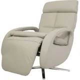 Mendler Relaxsessel HWC-L11 Voll-Leder grau