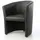 Cocktailsessel Kunstleder 1 x 1 x 1 cm Schwarz