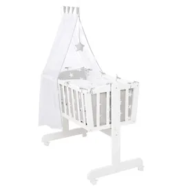 roba Wiege weiß inkl. Komplettset Little Stars