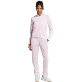 adidas Essentials 3 Stripes Trainingsanzug Clear Pink L
