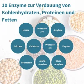 Igennus Verdauungsenzyme Komplex mit Betain HCl & Bromelain Kapseln 90 St.