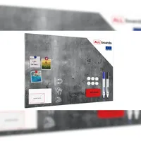 ALLboards Memoboard 90 x 60 cm Mehrfarbig