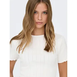 Only ONLTENNA O-NECK S/S TOP JRS NOOS Weiß XS