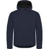Clique Classic Softshell Hoody - dunkelblau 5XL