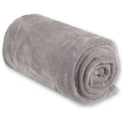 Babydecke Mikrofaser Bestlivings hellgrau - silbergrau 70x100 cm