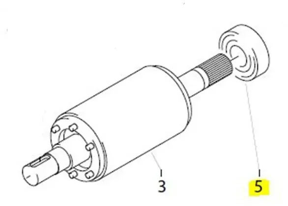 Kränzle 43025 Lager B Seite 6204 2Z K105/Junior C 3-HT 22 für K105/Junior C 3-HT 22
