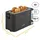 First Austria 4-Scheiben-Toaster Schwarz