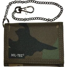 Mil-Tec Geldbörse mit Sicherheitskette Gr. Small woodland