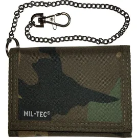 Mil-Tec Geldbörse mit Sicherheitskette Gr. Small woodland