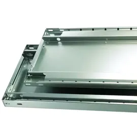 Schulte Lagertechnik Schulte Grundregal "Steckregal MULTIplus150", 3000 x 1000 x 300 mm Abmessung, 7 Fachböden, Kreuzstrebe verzinkt