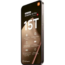Xiaomi 15T Pro 12 GB RAM 512 GB Mocha Gold