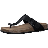 Tamaris Damen Zehentrenner Sandalen Zehentrenner 1-27522-42 Schwarz, Groesse:39 EU - 39 EU