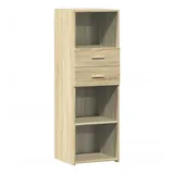 vidaXL Highboard Sonoma-Eiche 40x42,5x124 cm Holzwerkstoff