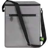 Normani Picknickkorb Kühltasche 9 Liter grau