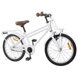 vidaXL Kinderfahrrad 18 Zoll weiß