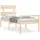 vidaXL Seniorenbett 90 x 190 cm Beige